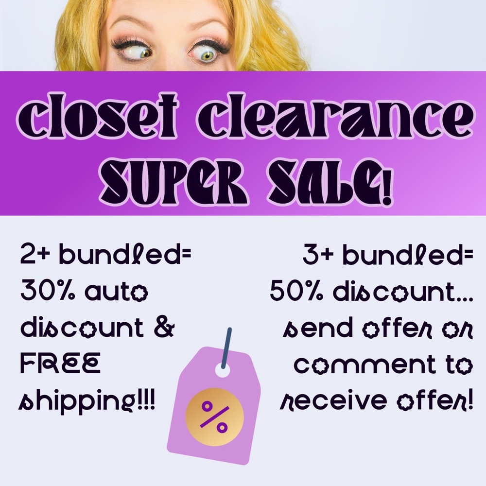 30% off 2… 50% off 3+ & FREE shipping on all orders!!!